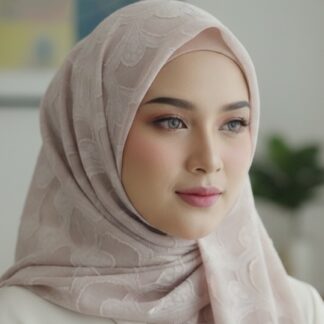 Premium Woven Chiffon in Soft Pink Lilac