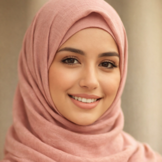 Premium Lin Crepe in Dusty Pink