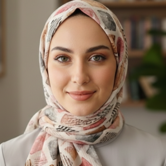 Premium Crinkle Chiffon Hijab – Autumn Whisper