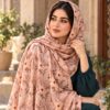 Premium Wool Stole In Dusty Pink