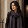 Royal Georgette Stole In Raisin